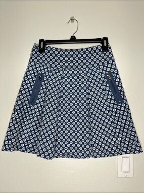Maeve Anthropologie Fourth Street Swing Skirt - Size 0 Preppy Mod Academia